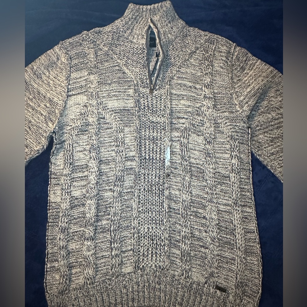 J.B. Halt Quarter Zip Sweater. Size L